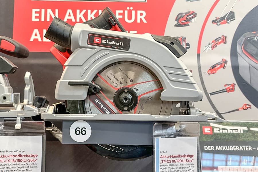 Akku Handkreissäge Einhell TP-CS 18/190 Li-Solo